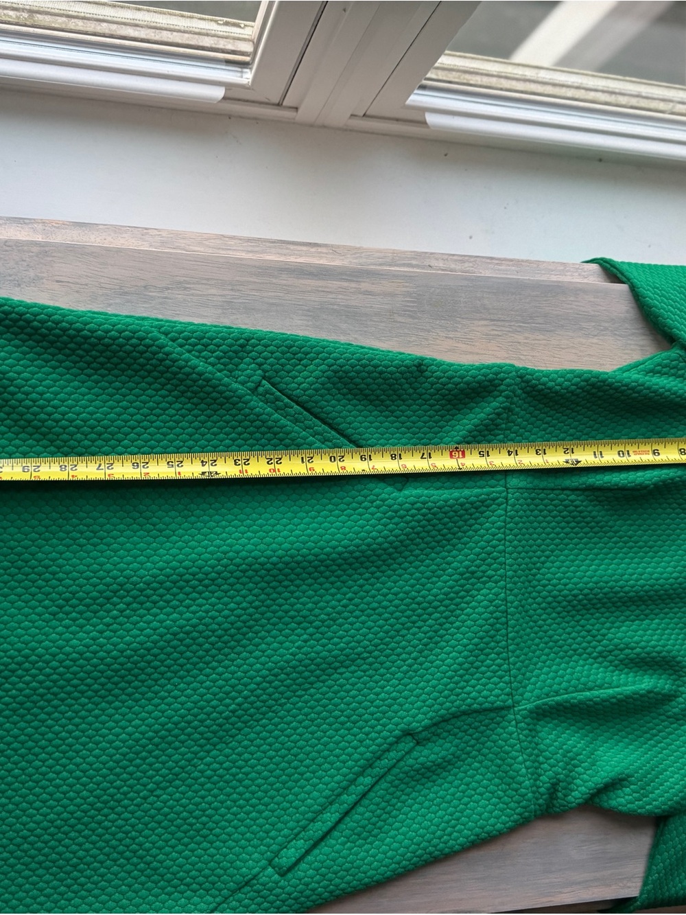 Boden Emerald Green 60’s Retro Style Long Sleeve Midi Dress Size UK8/US4 Buttons - Picture 4 of 6
